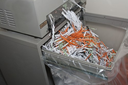 Team assessing site for business rubbish collection