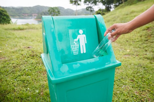 Notification icon indicating report of accessibility issue for waste services